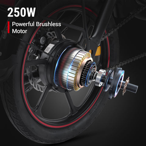 DYU D3F 14 Inch Mini Folding Electric Bike  DYU D3F 14 Inch Mini Folding Electric Bike