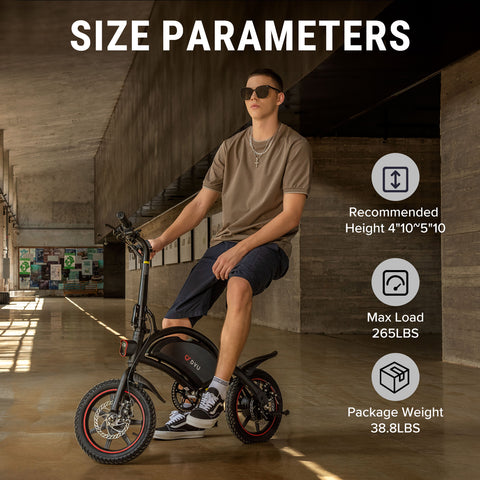 DYU D3F 14 Inch Mini Folding Electric Bike  DYU D3F 14 Inch Mini Folding Electric Bike