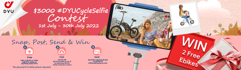 DYU Monthly Photo Challenge: #DYUCycleSelfie Contest
