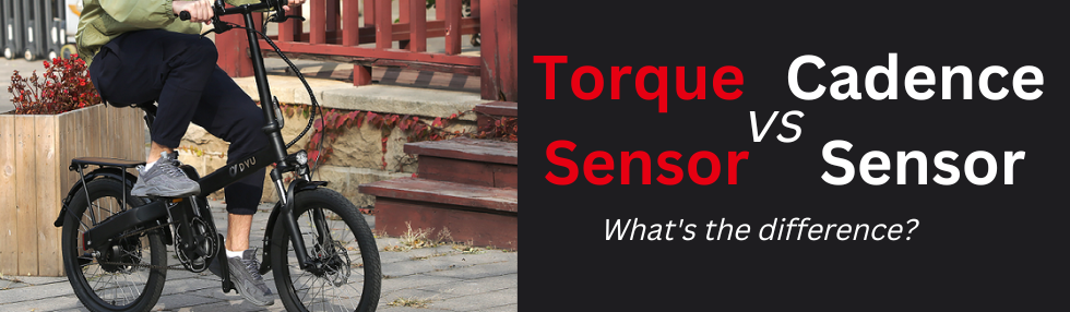 What’s the difference between the Torque Sensor and Cadence Sensor on an e-bike?
