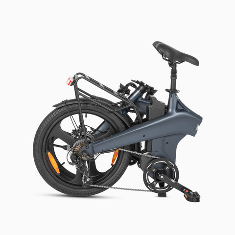 DYU T1 Bicicleta Elétrica Dobrável com Sensor de Torque com Pedal Assistido de 20 Polegadas