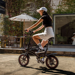 DYU D3F 14 Inch Mini Folding Electric Bike　 - Electric Bikes
