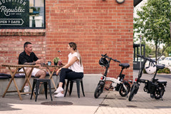 DYU A5 14 Inch Full Foldable Electric Bike - Electric Bikes