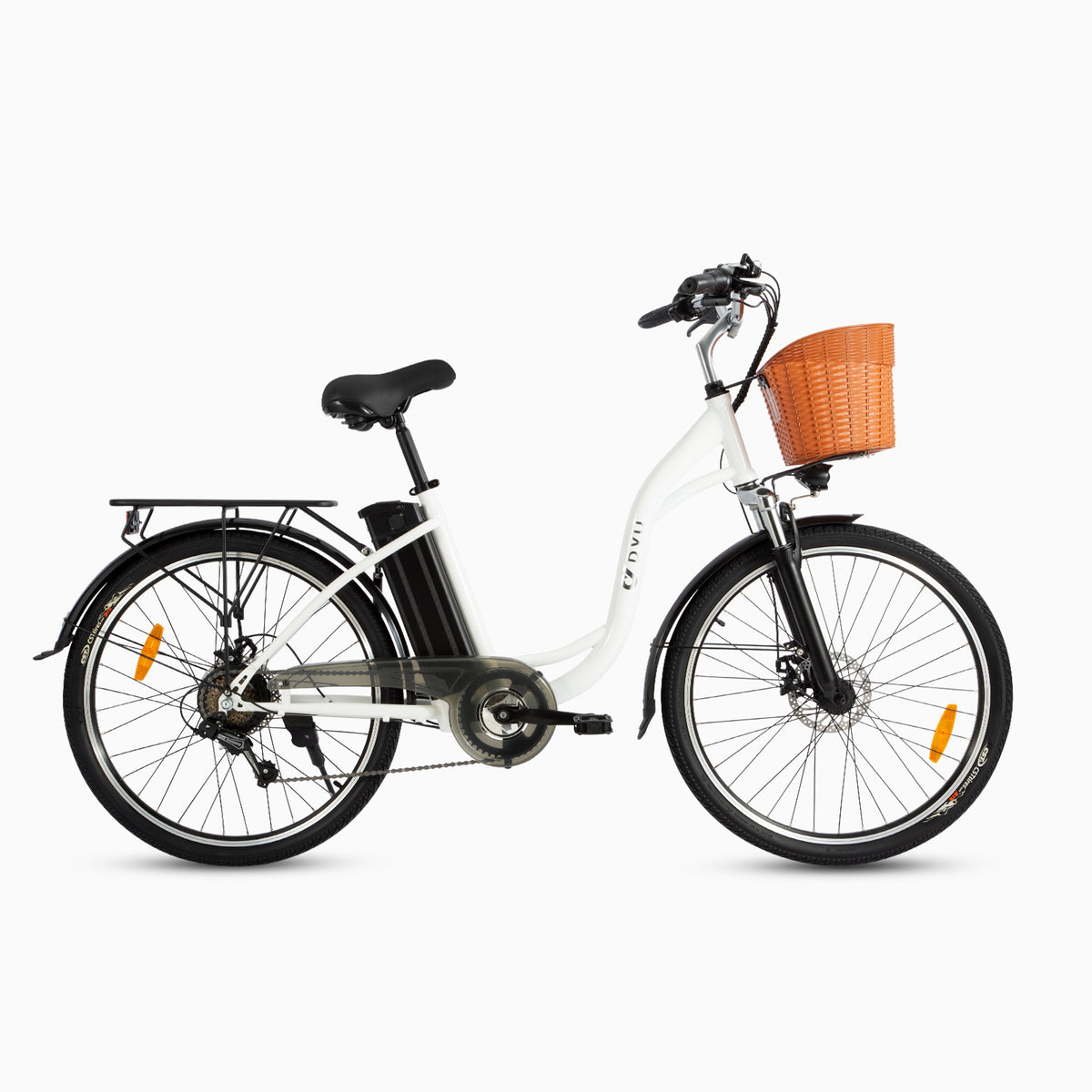 Bicicleta eléctrica urbana DYU C6 de 26 pulgadas