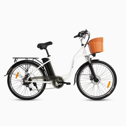 DYU C6 bicicleta elétrica urbana de 26 polegadas