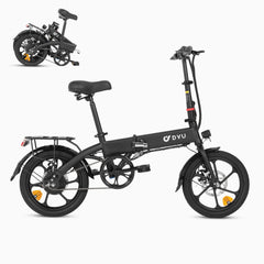 DYU A1F Pro 16 Inch Full Folding Electric Bike - Electric Bikes