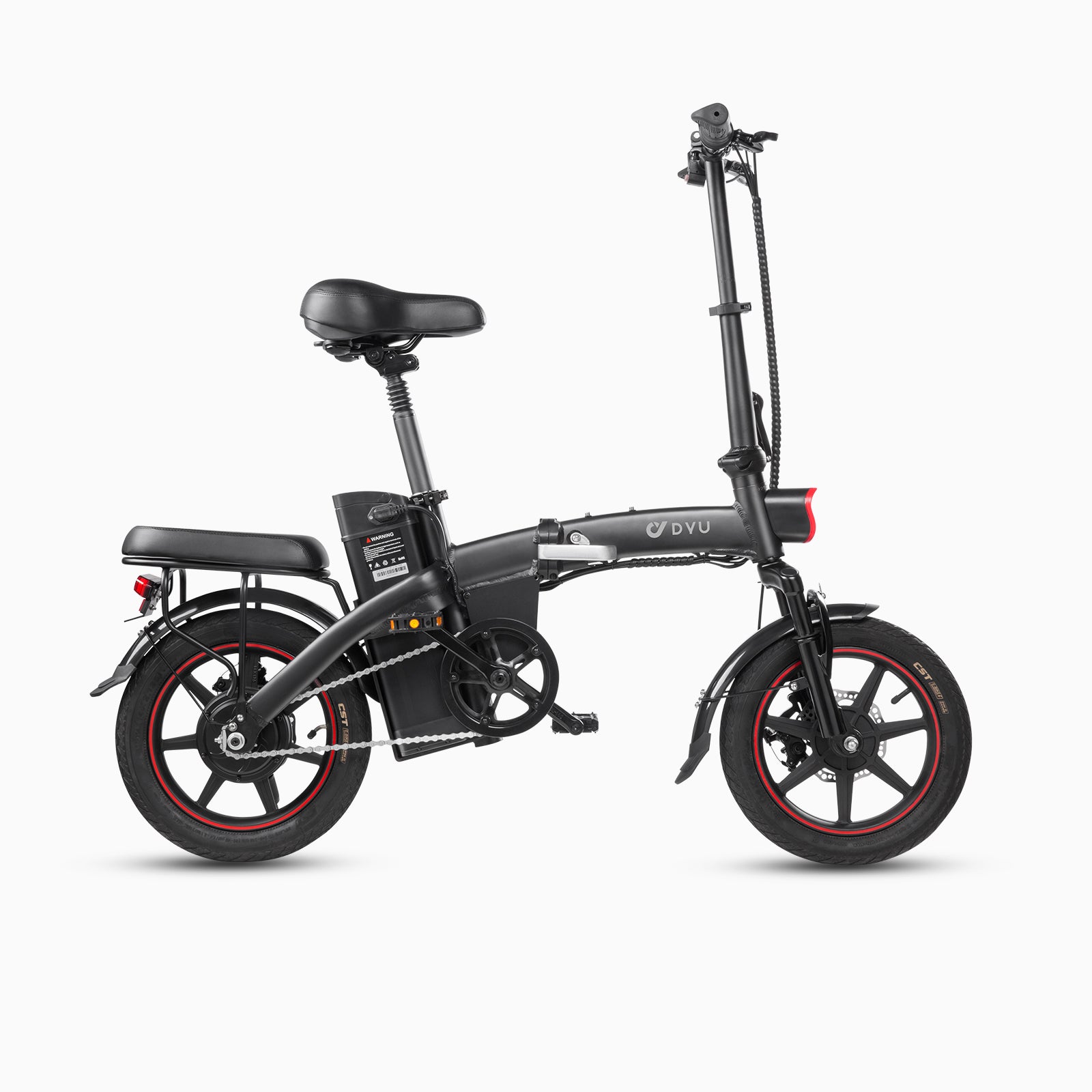 DYU A5 14 inch volledig opvouwbare elektrische fiets