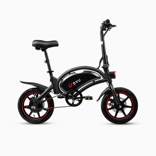 DYU D3F 14 Inch Mini Folding Electric Bike　 - Electric Bikes