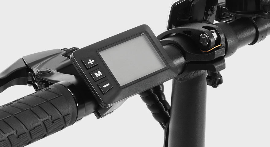 Bicicleta eléctrica plegable completa DYU A16 de 16 pulgadas 27 UNIDAD DE VISUALIZACIÓN