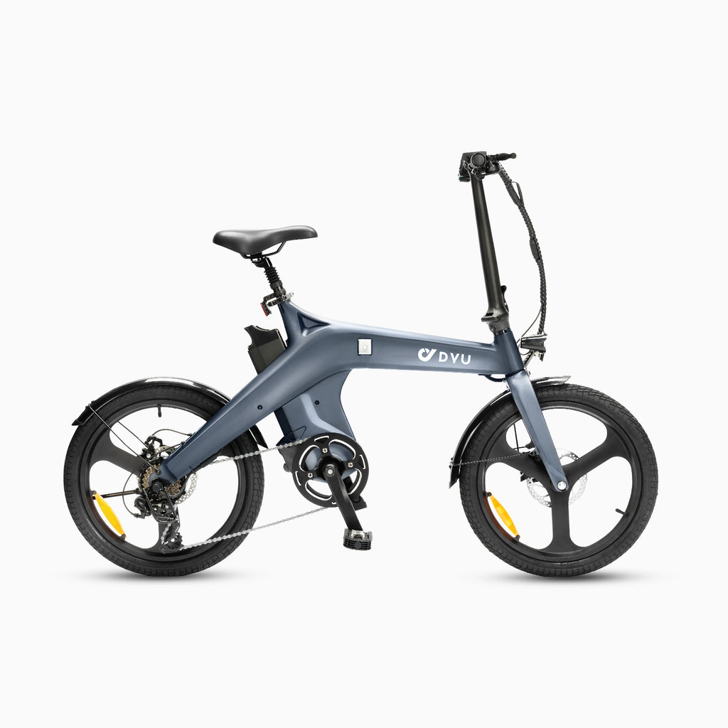 DYU T1 Bicicleta Elétrica Dobrável com Sensor de Torque com Pedal Assistido de 20 Polegadas