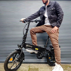 DYU A1F Pro 16 Inch Full Folding Electric Bike - Electric Bikes