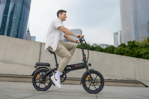 DYU A1F Pro 16 Inch Full Folding Electric Bike