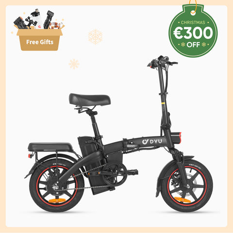 DYU A5 14 Inch Full Foldable Electric Bike