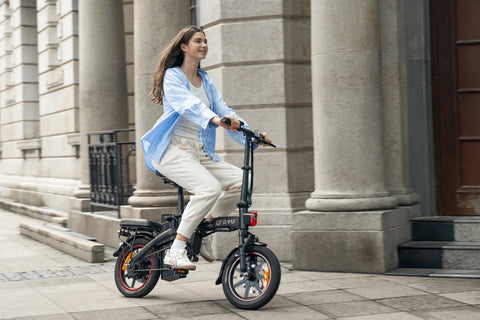 DYU A5 14 Inch Full Foldable Electric Bike