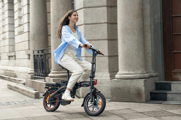 DYU A5 14 Inch Full Foldable Electric Bike