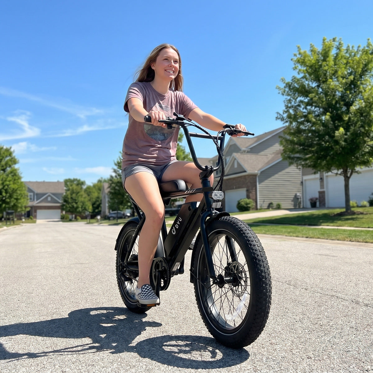 DYU UX BMX 20 Inch Fat Tire Electric Bike