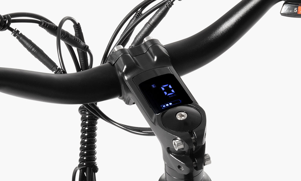 Bicicleta eléctrica urbana DYU C1 de 26 pulgadas 9 PANTALLA LCD