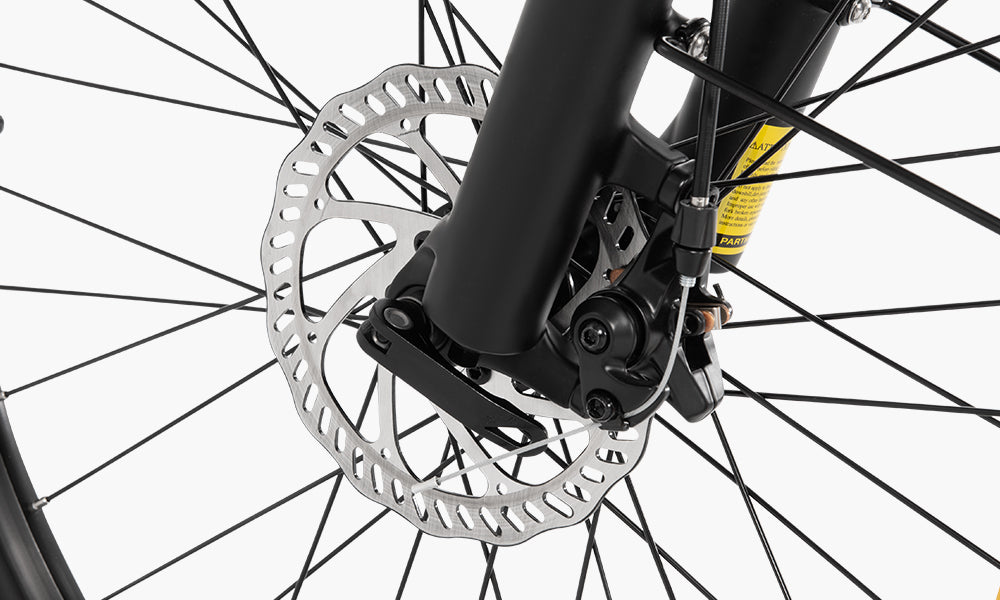 Bicicleta eléctrica urbana DYU C1 de 26 pulgadas 12 FRENOS DELANTEROS Y TRASEROS