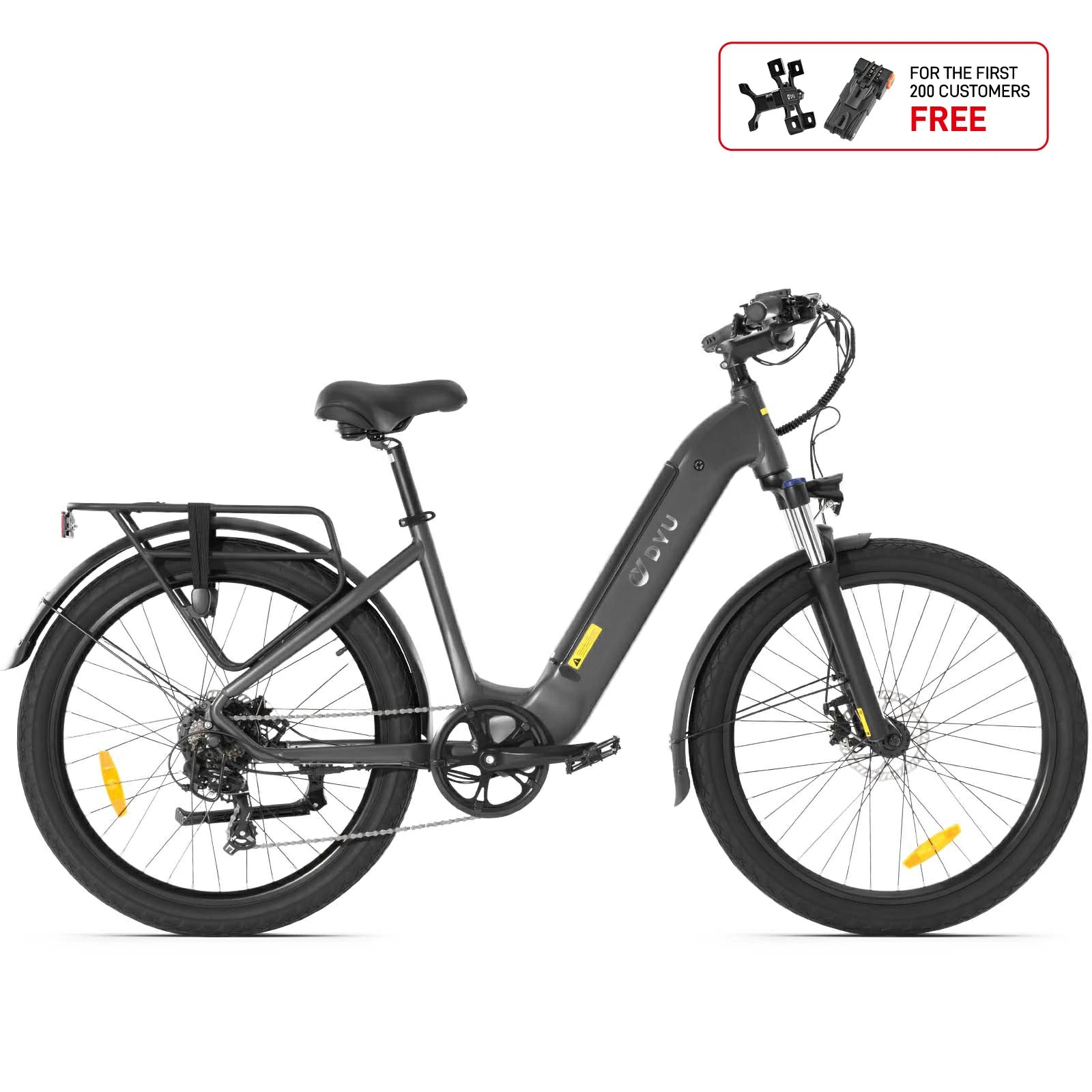 DYU C1 26 Inch City Electric Bike