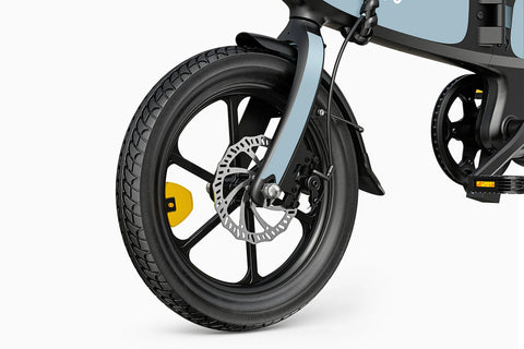 DYU C2 16 Inch Full Folding Electric Bike - Electric Bikes