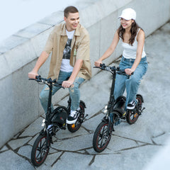 DYU D3S 14 Inch Mini Folding Electric Bike - Electric Bikes