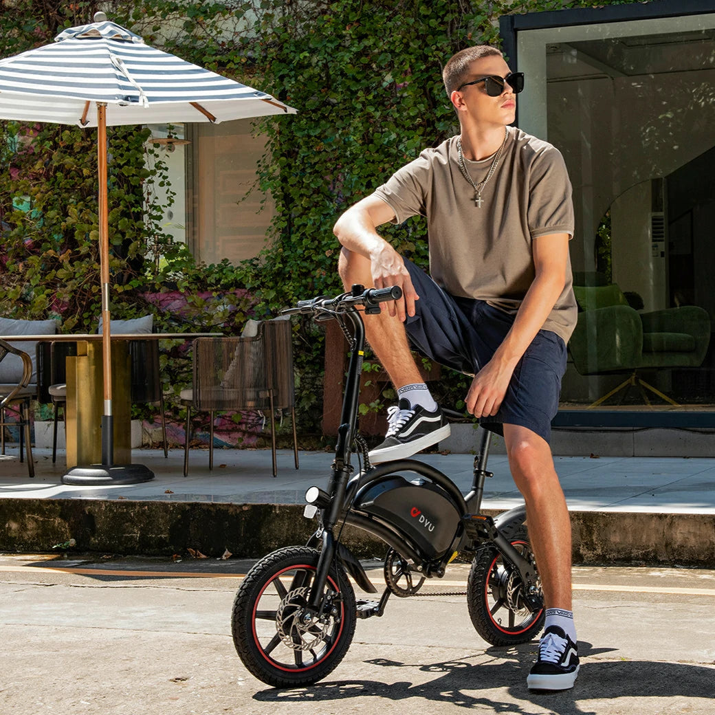 DYU D3S 14 Zoll Mini-Klapp-Elektrofahrrad