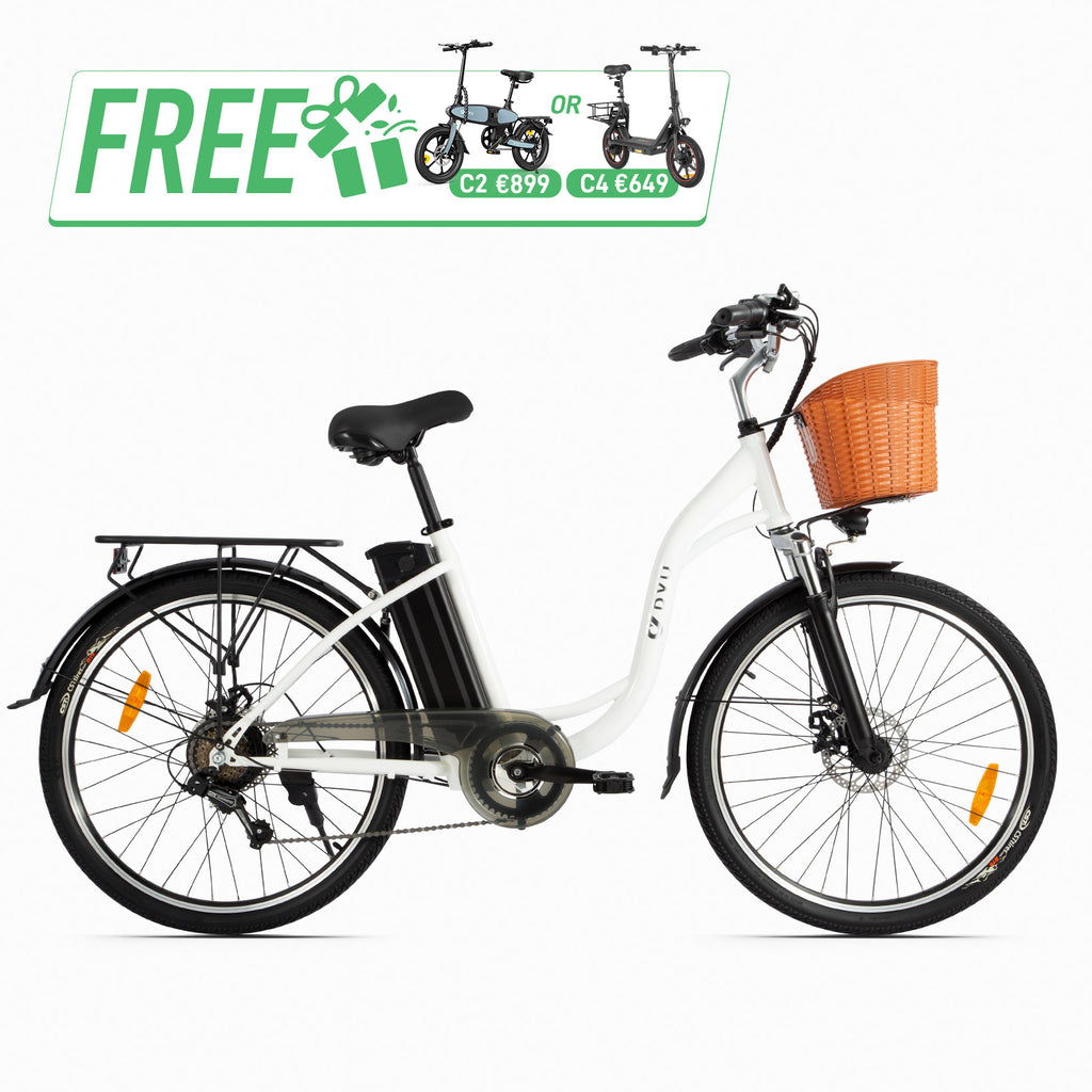 DYU C6 26 Zoll City-Elektrofahrrad