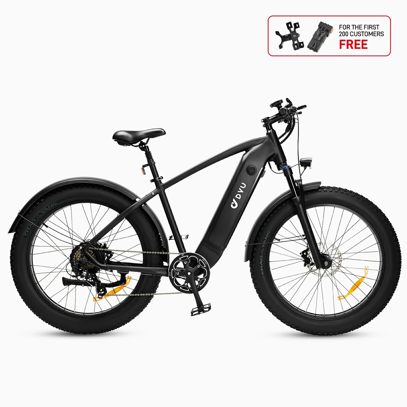 DYU King 750 26 Inch Fat Tire Elcykel