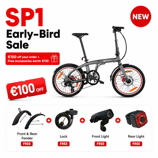 DYU SP1 20" Removable Power Bank Folding Ebike