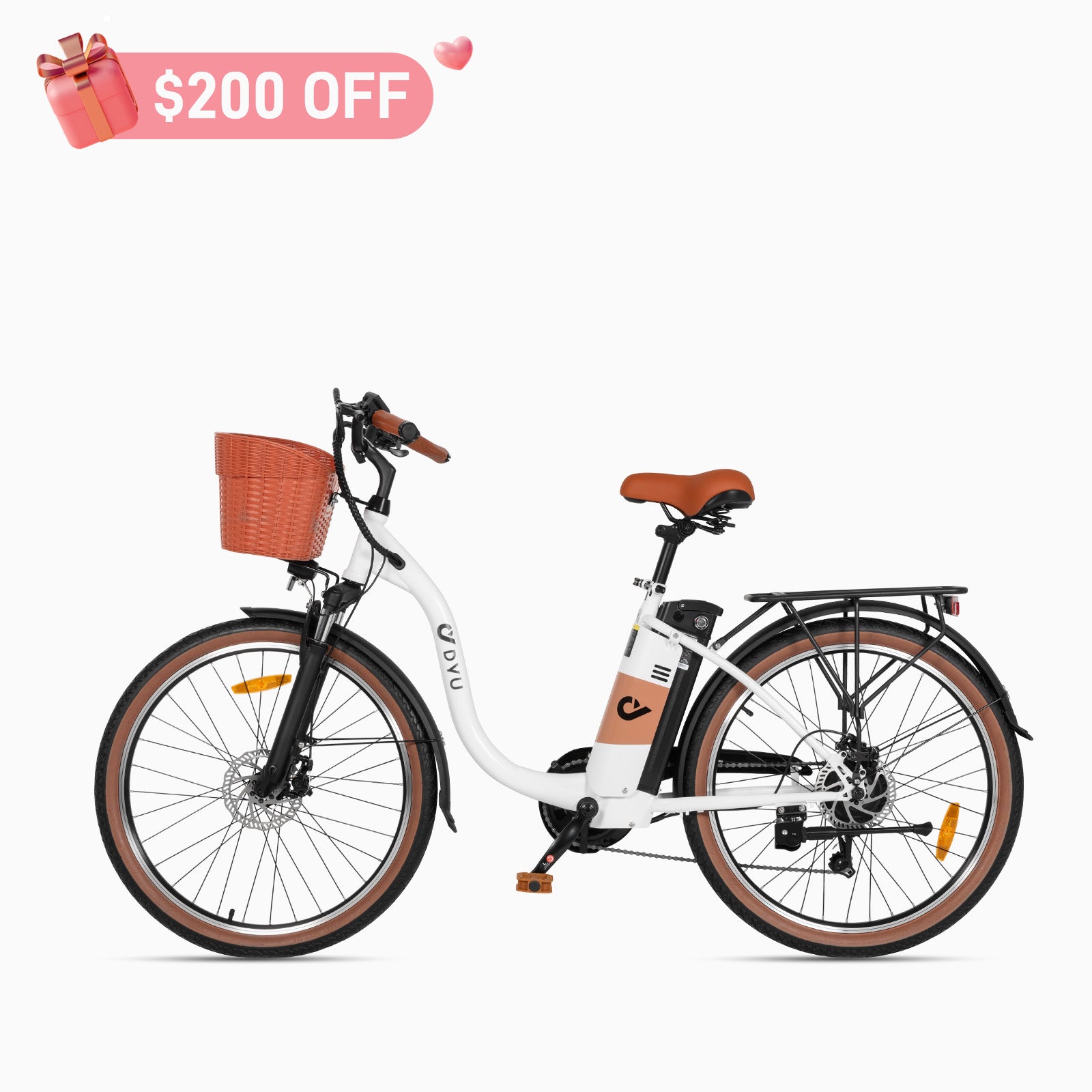 DYU C6 Pro 26 Inch City Electric Bike