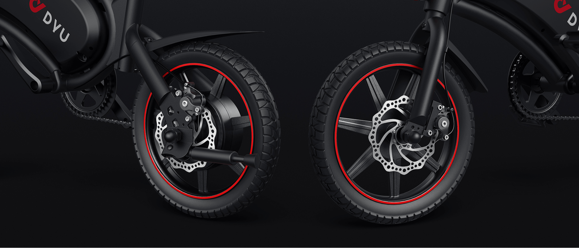 Mini bicicleta eléctrica plegable DYU D3F de 14 pulgadas 15 imagen