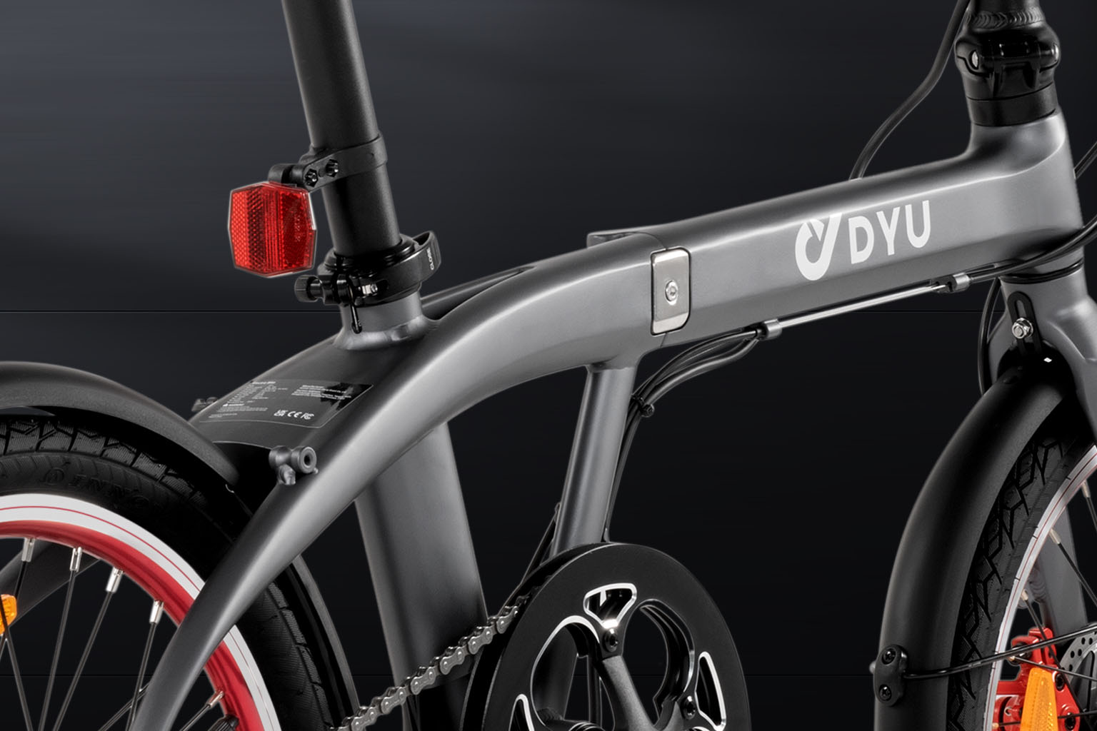 DYU SP1 20 Inch Removable Power Bank Folding Ebike