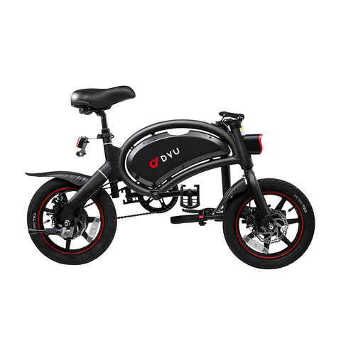DYU D3+ Mini bici pieghevole da 14 pollici Bicicletta elettrica intelligente con APP